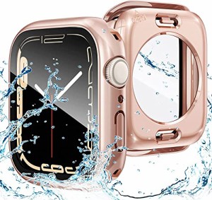 ＊最安挑戦＊【最新防水ケース】ANYOI Apple Watch 用ケース 40mm 44mm 防水ケース 360度全面防水 バンド 水泳・スポーツ専用 ガラスフィ