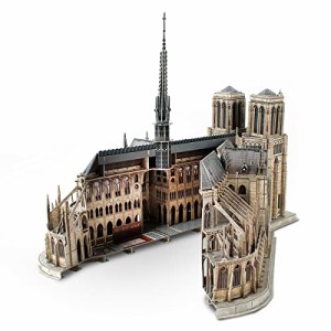 ノートルダム大聖堂 模型 3d 立体パズルの通販｜au PAY マーケット
