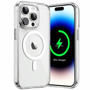 ＊最安挑戦＊JEDirect iPhone 14 Pro Max 6.7インチ用 マグネット ケース MagSafe ワイヤレス充電対応 衝撃吸収 バンパーカバー 傷つけ防