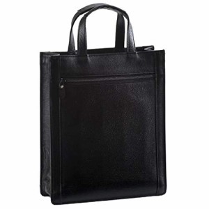 平野鞄　国産　縦型 手提げバッグ メンズ ビジネスバッグ A4サドル牛革タテ型トート26457　01黒(ブラック）