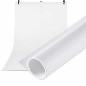 Meking 撮影用 PVC 背景紙 バックペーパー 背景シート 120cm x200cm ホワイト 人物撮影 商品撮影に対応