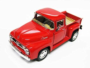 1956 Ford F-100 フォード ピックアップのダイキャストミニカー 1/38スケール（13cm/レッド）アメリカン雑貨 アメリカ雑貨屋 ミニカー