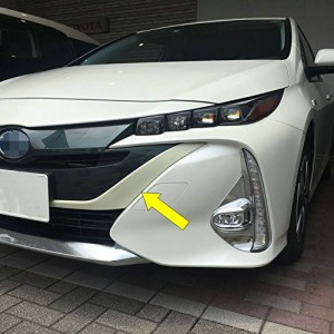 RUIQ トヨタ 新型 プリウス PHV (ZVW52) 専用 外装 フロント 上部グリル フィン ガーニッシュ TOYOTA PRIUS PHV 52系 専用 設計