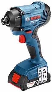 Bosch Professional(ボッシュ) 18V コードレスインパクトドライバー (2.0Ahバッテリー2個・充電器・キャリングケース付) GDR18V-160 ドラ