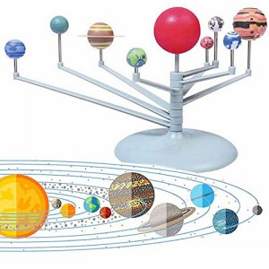 TINYPONY 知育おもちゃ　プラネタリウム　太陽系模型　惑星モデル　太陽　8つ惑星　研究　教学工具　DIY