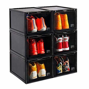 bcl シューズケース ＫＤ ブラック シューズケース 収納 シューズボックス 玄関 組み立て式 収納ボックス 靴箱