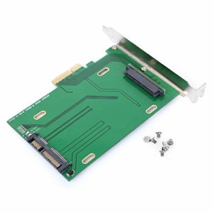 ALIKSO U.2 SFF-8639 INTEL 750 2.5インチ NVMe PCIe SSD * PCIe3.0 x 4 SSD 変換アダプタ コネクタ,PCIe x8&PCIe x16対応、2.5インチSAT