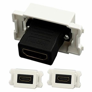 Felimoa HDMI ポート 4K対応 2.0 壁 コンセント HDMIポート ストレート型 配線 (3個セット)