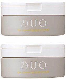 DUO ザ クレンジングバーム クリア 90g * 2個セット メイク落とし【さっぱりタイプ】さわやかなグレープフルーツの香り *毛穴悩みにアプ