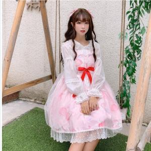 ロリ ワンピース ロリータファッション ロリィタ シャツ ブラウス リボン 長袖 フリル 細リボン ギャザー 白ロリ ゴスロリ 黒ロリ トッの通販はau Pay マーケット ベースキャンプ 商品ロットナンバー