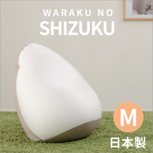 ビーズクッション Mサイズ クッション 雫型 ビーズ ソファ フロアクッション 座椅子 国産 SHIZUKU M インテリア家具 おすすめ おしゃれ 