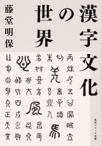 漢字文化の世界/藤堂明保