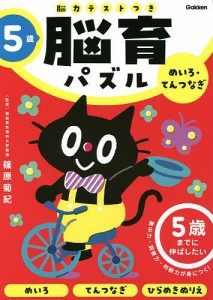 脳育パズルめいろ・てんつなぎ 脳力テストつき 5歳/篠原菊紀