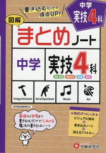 中学まとめノート実技4科 図解/中学教育研究会