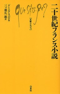 二十世紀フランス小説/ドミニク・ラバテ/三ッ堀広一郎