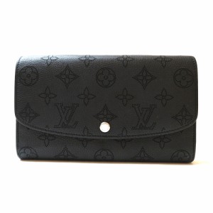 中古 ルイヴィトン マヒナ ポルトフォイユ イリス 長財布 M60143 ABランク ブラック LOUISVUITTON【西神店】