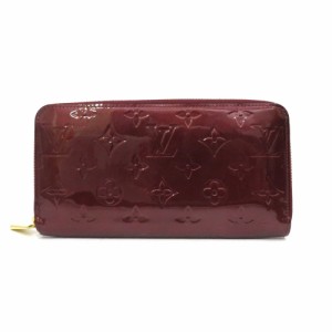 中古 ルイヴィトン 長財布 ジッピーウォレット ヴェルニ ABランク M93522 パテント レザー ワインレッド LOUIS VUITTON【西神店】