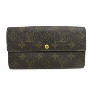 中古 美品 ルイヴィトン 長財布 ポシェット ポルトモネクレディ モノグラム M61725 LOUISVUITTON【西神店】