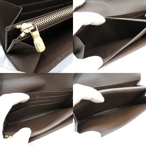 中古 ルイヴィトン LOUIS VUITTON 長財布 ポルトフォイユ サラ ダミエ 