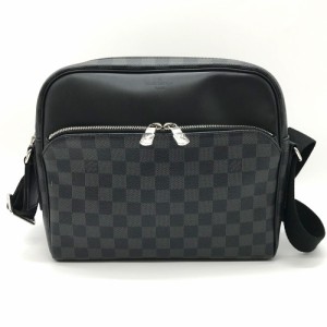 ルイヴィトン バッグ デイトンPM ダミエグラフィット 斜め掛け Aランク N41408 ショルダー ブラック Louis Vuitton 中古 六甲道店