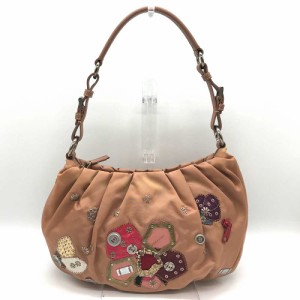 プラダ ショルダーバッグ ピンク系 ナイロン ハンド パッチワーク B＋ランク PRADA 中古 六甲道店