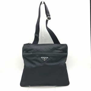 プラダ バッグ ショルダーバッグ ネイビー 斜めがけ B＋ランク テスート 2VH053 PRADA 中古 六甲道店