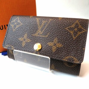 中古 ルイヴィトン 小物 ミュルティクレ6 モノグラム Sランク M62630 6連 キーケース Louis Vuitton ブラウン レディース【三田店】