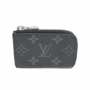 ルイヴィトン 財布 ポルトモネジュール ブラック×グレー 黒系 Aランク モノグラムエクリプス PVC×レザー M63536 LOUISVUITTON