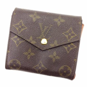 ルイヴィトン Louis Vuitton 財布 Wホック財布 モノグラム レディース メンズ 中古 T2427の通販はau PAY マーケット