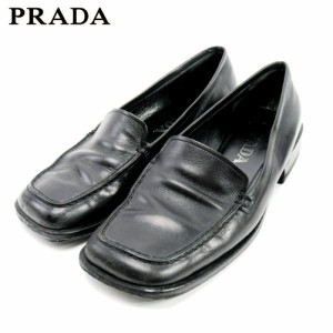 プラダ ローファー シューズ 靴 #36 ブラック PRADA 中古 C3592の通販はau PAY マーケット - ブランドデポ｜商品ロット