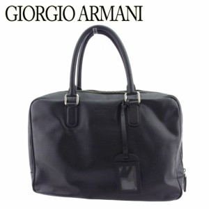 ジョルジオ アルマーニ ビジネスバッグ ブリーフケース ハンドバッグ メンズ ロゴ GIORGIO ARMANI 中古