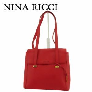 ニナ リッチ トートバッグ トート ショルダー バッグ レディース ロゴ NINA RICCI 中古