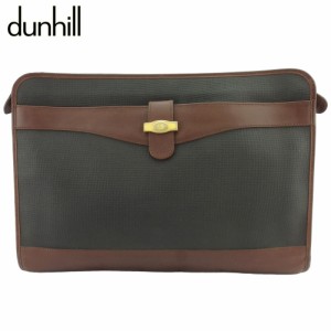 ダンヒル ビジネスバッグ ブリーフケース クラッチバッグ メンズ ロゴプレート dunhill 中古