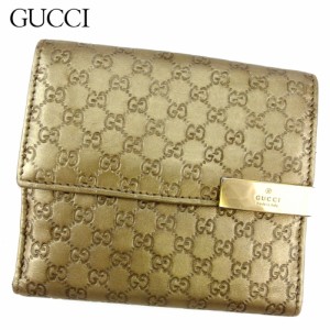 グッチ Wホック 財布 二つ折り ミニ財布 レディース 257015 グッチシマ GUCCI 中古の通販はau PAY マーケット