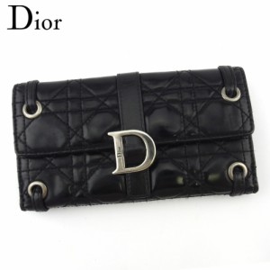 ディオール 長財布 Wホック 財布 レディース カナージュステッチ レディディオール Dior 中古の通販はau PAY マーケット