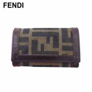 フェンディ キーケース レディース メンズ ズッカ FENDI 中古