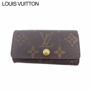 ルイ ヴィトン キーケース 4連キーケース レディース メンズ ミュルティクレ4 M62631 モノグラム LOUIS VUITTON 中古