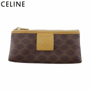 セリーヌ コインケース キーケース レディース メンズ マカダム CELINE 中古