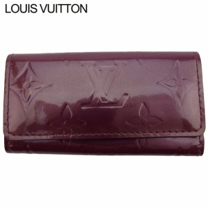 ルイ ヴィトン キーケース 4連キーケース レディース ミュルティクレ4 M93573 ヴェルニ LOUIS VUITTON 中古