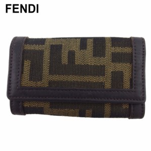 フェンディ キーケース 5連キーケース レディース メンズ ズッカ FENDI 中古