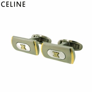 セリーヌ カフス アクセサリー メンズ ロゴ CELINE 中古