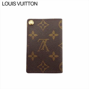 ルイ　ヴィトン カードケース 名刺入れ メンズ可 ポルトカルト クレディ プレッシオン M60937 モノグラム LOUIS VUITTON 中古