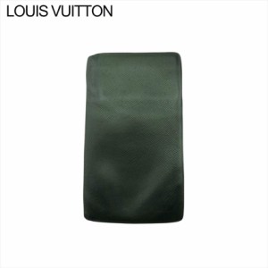 ルイ　ヴィトン 長札入れ 小銭入れなし二つ折り メンズ可 ポルトシェキカルトクレディ Ｍ３０４１４ タイガ LOUIS VUITTON 中古