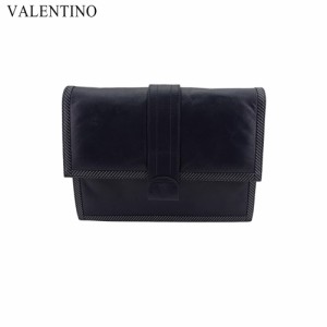 ヴァレンティノ 2WAY ショルダーバッグ クラッチ バッグ レディース Vマーク VALENTINO 中古