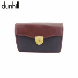 ダンヒル クラッチバッグ セカンド バッグ メンズ ヘリンボーン dunhill 中古