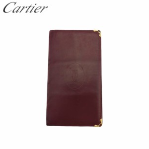 カルティエ 長札入れ 札入れ レディース メンズ マストライン Cartier 中古