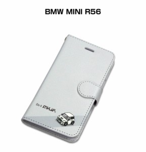 MKJP iPhoneケース スマホケース 手帳タイプ 外車 BMW MINI R56 送料無料