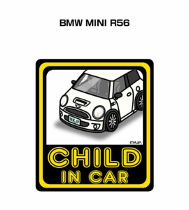MKJP CHILD IN CAR ステッカー 2枚入り 外車 BMW MINI R56 送料無料