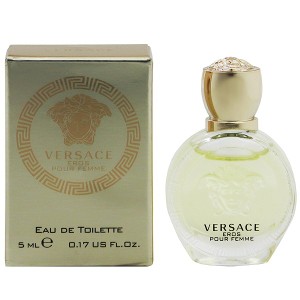 【香水 ヴェルサーチェ】VERSACE エロス プールフェム ミニ香水 EDT・BT 5ml 香水 フレグランス EROS POUR