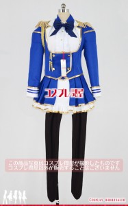 ウマ娘 プリティーダービー ダイワスカーレット 勝負服 髪飾り付き コスプレ衣装 [3005]